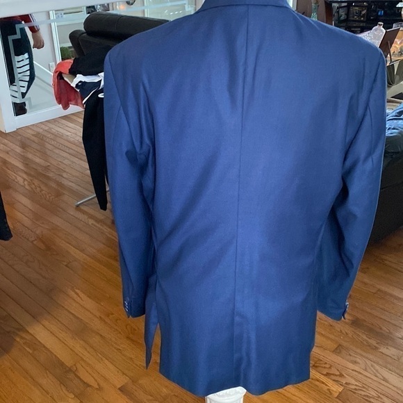 SOUL of London Single Breasted Blazer Jacket Men's Size 40R Navy - Picture 6 of 13
